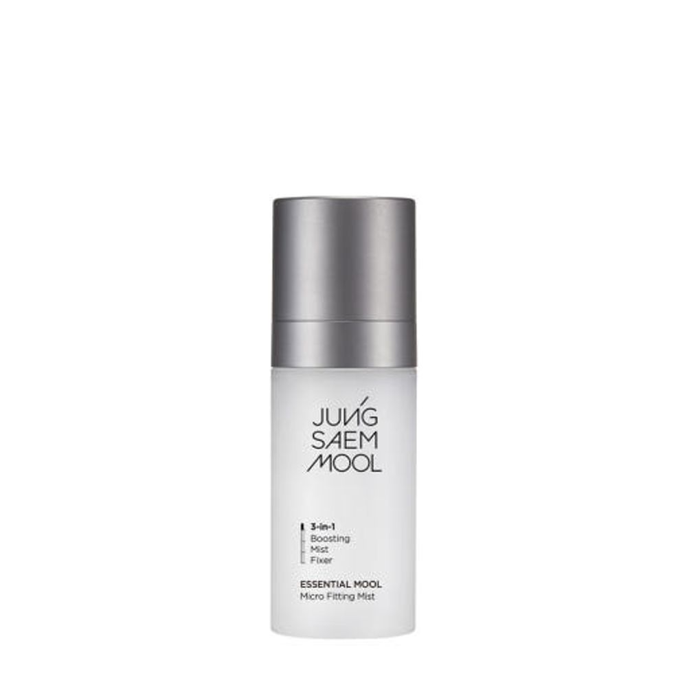 JUNG SAEM MOOL Essential Mool Micro Fitting Mist 55ml – Hydrating Mineral Water Makeup Fixer, Long-Lasting, Non-Gas Mist _ Made in KOREA